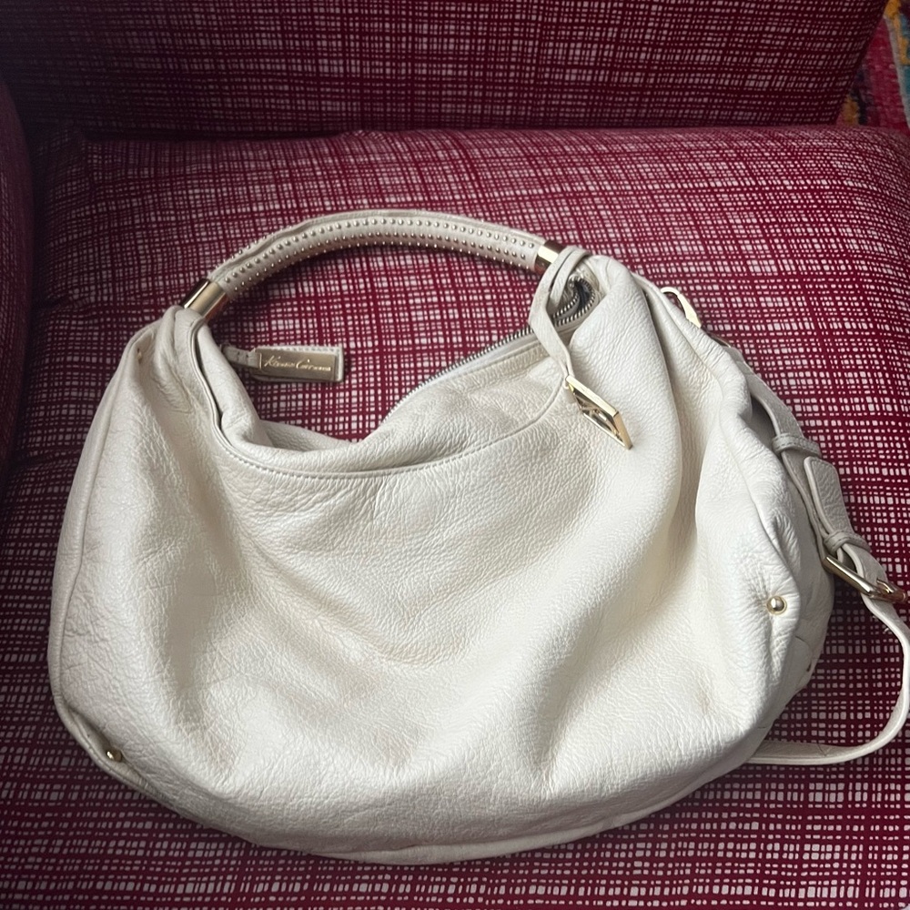Kenneth Cole Women's Cream Hobo Bag